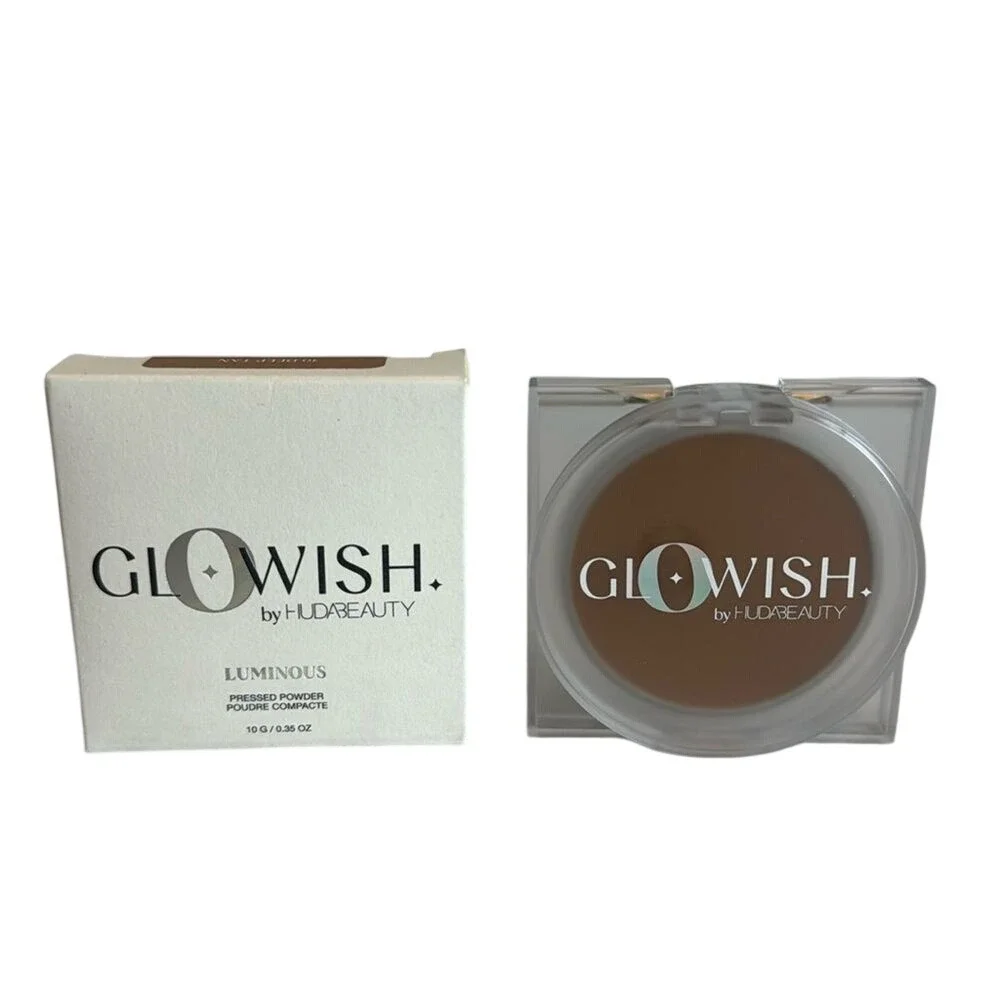 HUDA BEAUTY GloWish‎ Luminous Pressed Powder Women 10 Deep Tan 10g